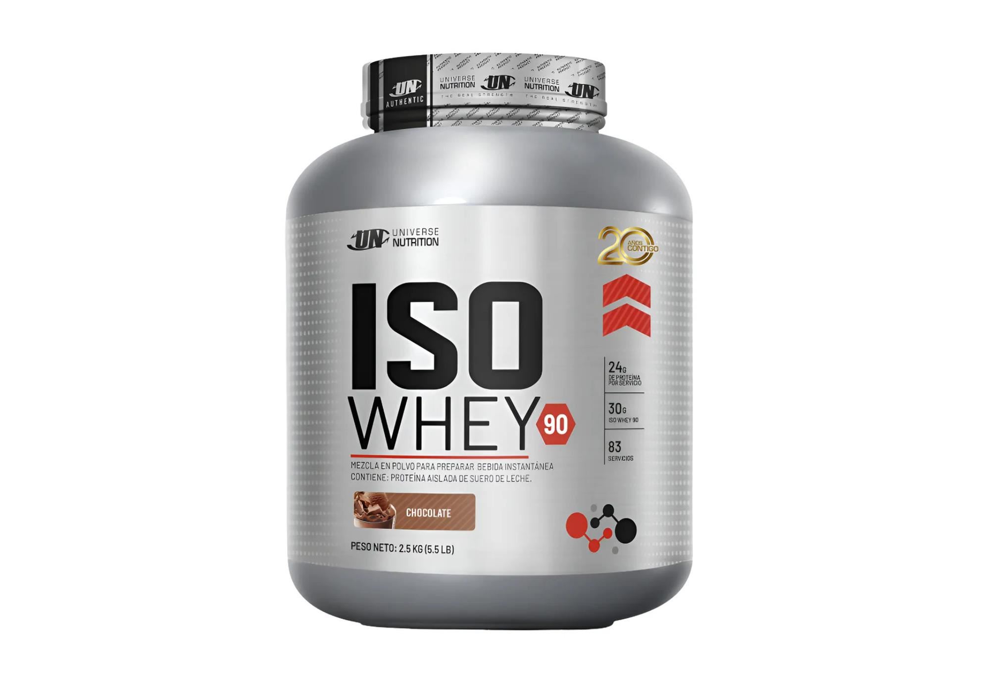 ISO WHEY 90 2.5 KG - PROTEÍNA ISOLATE CHOCOLATE